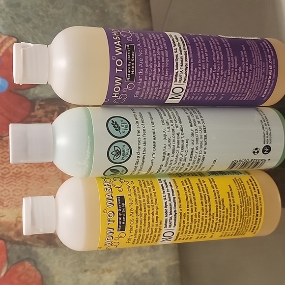 HOW TO WASH & OR NEQI w/ALOE VERA HAND SOAP Natural Soaps. ALL 3 - Picture 2 of 5